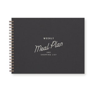 Retro Weekly Meal Planner - Meal Planner | Weekly Food Planner | Undated | Shopping List | Black Friday Sale | Small Business Saturday