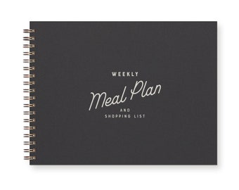 Retro Weekly Meal Planner - Meal Planner | Weekly Food Planner | Undated | Shopping List