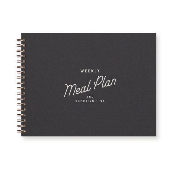 Retro Weekly Meal Planner - Meal Planner | Weekly Food Planner | Undated | Shopping List | Black Friday Sale | Small Business Saturday