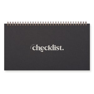 Checklist Weekly Planner - Agenda | Desk Planner | Weekly Planner | Undated