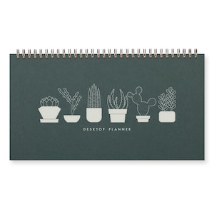 Succulent Weekly Planner - Agenda | Desk Planner | Weekly Planner | Undated