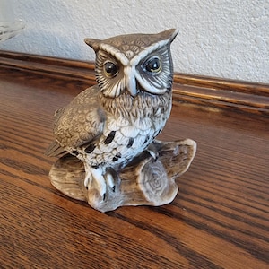 Homco Owl Figurine #1114