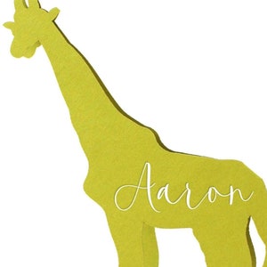 Segnaposto Giraffa Segnaposto Matrimonio Animali Giungla Segnaposto Matrimonio Animali Safari Segnaposto Matrimonio Damigella d'onore Fauna Selvatica Segnaposto Matrimonio Piegato