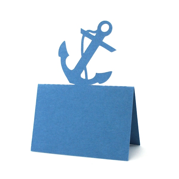 Anchor Place Cards Coastal Wedding Sailor Place Cards Nautical Wedding Sailboat Coastal Place Cards Ocean Marine Weddings Maritime Reception