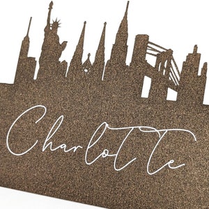 Tarjeta de lugar de boda personalizada en Nueva York Tarjetas de lugar de la Estatua de la Libertad Plano de asientos de boda personalizado Tarjetas de cumpleaños Tarjeta de boda con el puente de Brooklyn