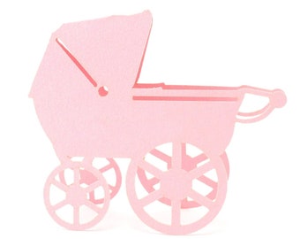 Baby Stroller Place Cards Baby Shower Place Card Baby Carriage Wedding Seating Chart Gender Reveal Party Neutral Baby Birthday Theme