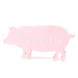 Pig Place Cards Wedding Seating Chart Wedding Name Tags Place Card Holders Farm Wedding Cards Baby Shower Rustic Wedding Bridal Shower