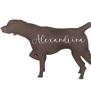 German Shorthaired Pointer Dog Place Cards Wedding Place Card Holders Rehearsal Wedding Seating Chart Bridal Shower Baby Shower Let's Paw-ty