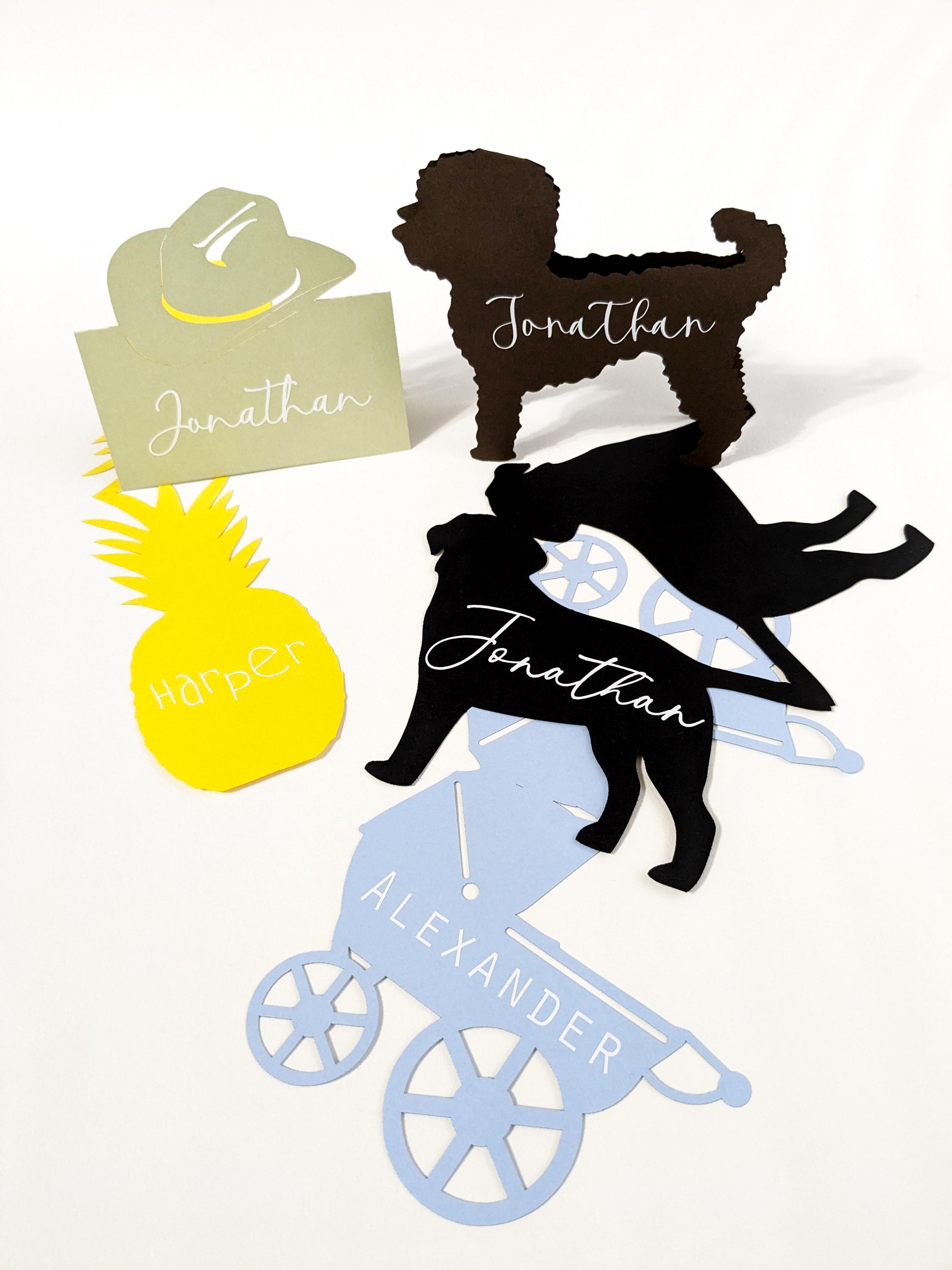 Tarjetas de lugar para bodas con diseño de horizonte de la ciudad de  Cleveland, Ohio Números de mesa con diseño de horizonte de la ciudad  Tarjeta de lugar personalizada Etiquetas de nombre, image size:2250x3000