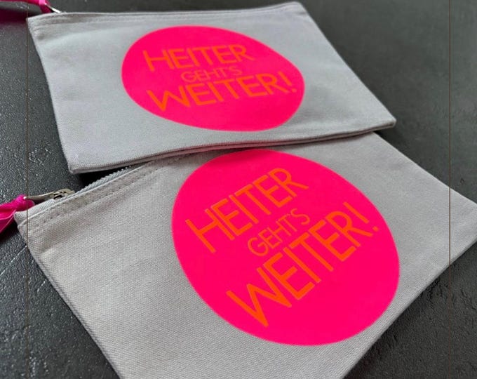 Toiletry bag “Let’s keep it cheerful!”