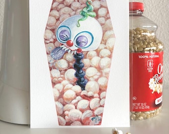 Kunstboteraroma - 5 x 7" Killer Klowns from Outer Space Tribute Piece - archivering digitale print