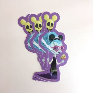 Disneyland Tourist Frannie Sticker - Bride of Frankenstein