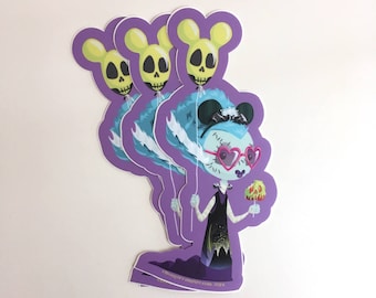 Disneyland Tourist Frannie Sticker - Bride of Frankenstein