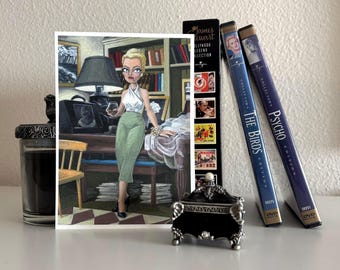 Lisa - Grace Kelly in Hitchcock’s Rear Window Tribute - Archival Digital Print