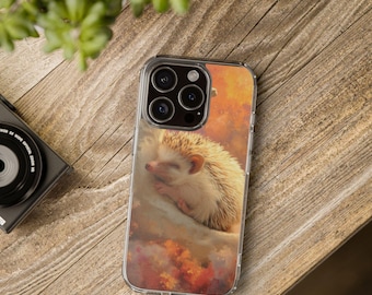 Hedgehog Phone Case: Clear Impact-Resistant Polycarbonate Cover