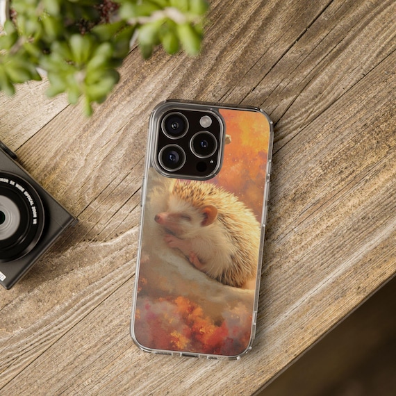 Hedgehog Phone Case: Clear Impact-Resistant Polycarbonate Cover
