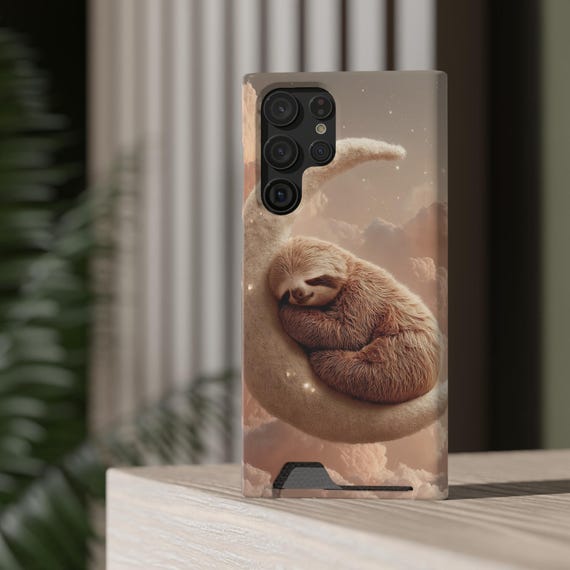 Sloth Phone Case | Eco-Friendly Animal Card Holder