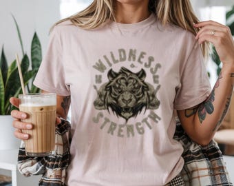 Camiseta orgânica unissex com gola canelada | Camiseta de algodão ecológica | Blusa sustentável para o dia a dia | Camisa orgânica casual