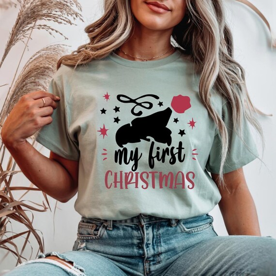 Baby's First Christmas T-Shirt: Unisex Holiday Tee, Family Celebration