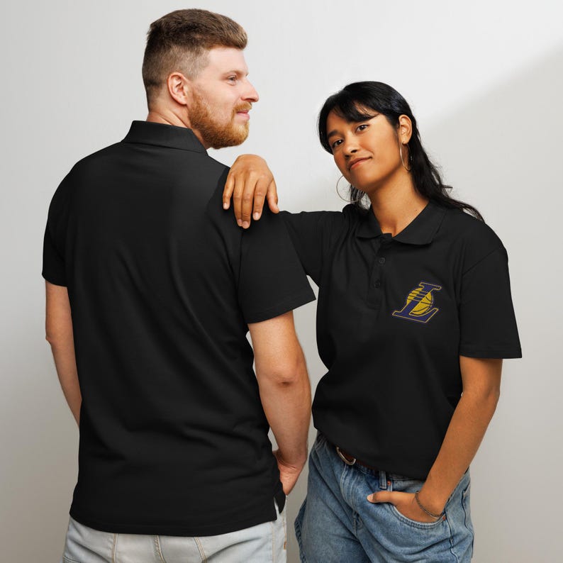 Unisex Pique Polo Shirt | Business Casual Collared Top image 1