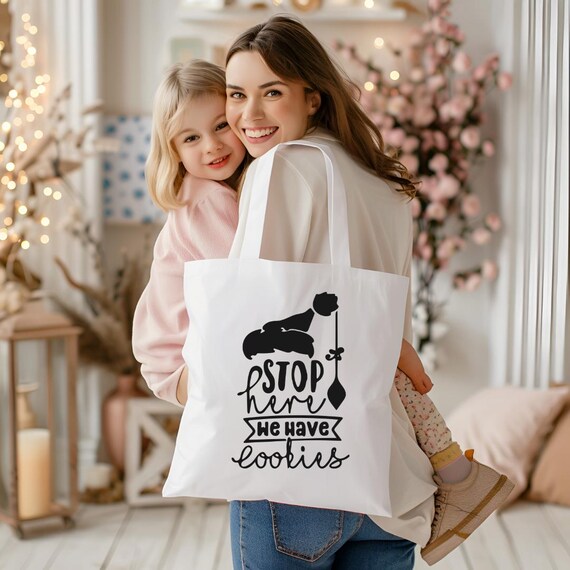 Cookies Tote Bag: Eco-Friendly Cotton Canvas Shopping Bag
