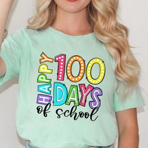 100 Days of School Shirt, 100 Day Shirt, 100th Day Of School Celebration, Student Shirt,Back to School Shirt, Gift For Teacher