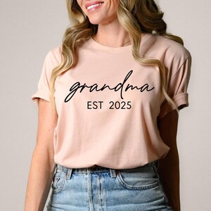 Personalized Grandma Shirt Est Year with Grandkids Names on Sleeve, Mothers Day Gift, Birthday Gift for Grandma, New Grandma Sweater