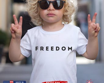 Charlie Kirk Toddler Shirt, Freedom Sweatshirt For Kids, Youth Freedom Graphic Shirts, Minimalist Shirt, Freedom Tee, Freedom T-shirt