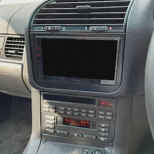 BMW E36 Doppel-DIN Radioblende – Autoradio Einbaurahmen 2 DIN – Mittelkonsole Umbau Kit – Cockpit Tuning Innenraum Retrofit