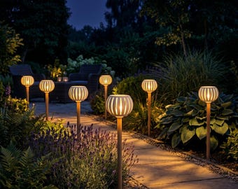 LED Garden Stake Lantern – Modern Outdoor Lighting & Garden Decor