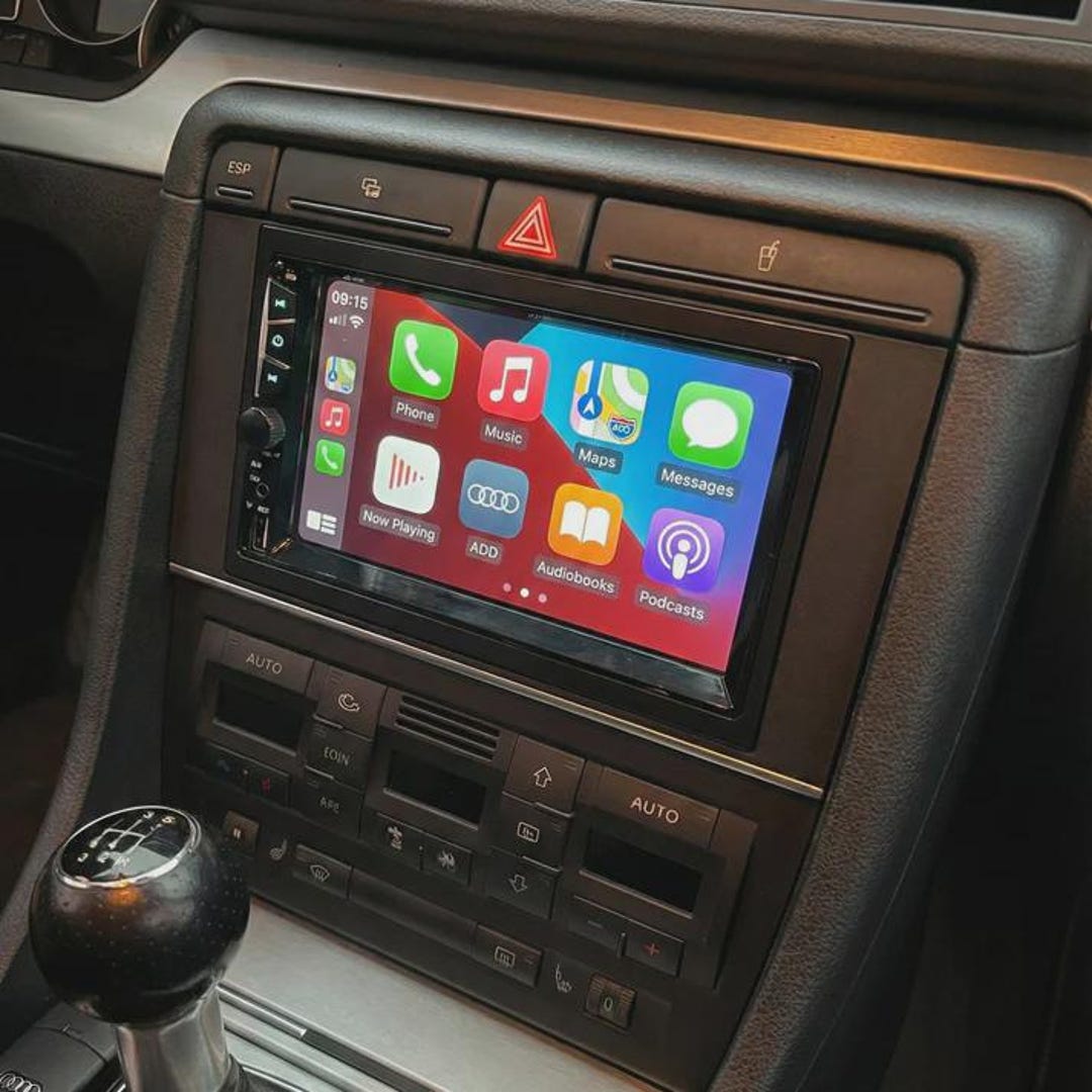 Audi A4 B6 Double-din Center Console - Etsy Australia