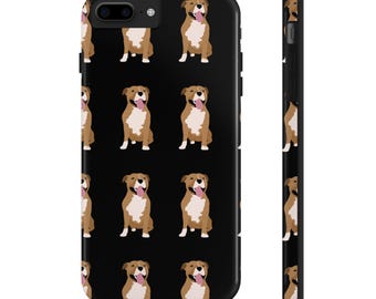 Funda para teléfono para amantes de los pitbulls, estampado animal, funda protectora resistente