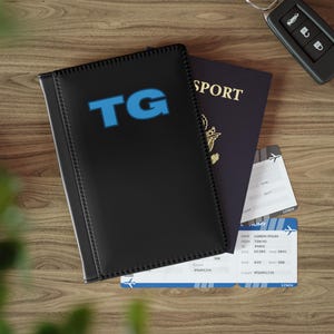 Glamorous Passport Cover, Customizable Travel Document Holder, Gift for Avid Travelers, Passport Case, Passport Wallet