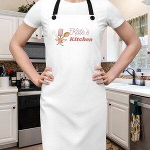 Cute Apron, Custom Apron, Personalized Kitchen Apron, Holiday Gift Colleague, Cooking Apron, Baking Apron