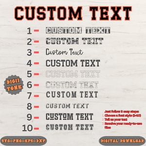 Varsity Custom Text Svg, Custom Name SVG, Varsity Letters Svg, Sports Font, College Font, Varsity Alphabet Svg, Silhouette