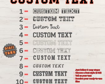 Varsity Custom Text Svg, Custom Name SVG, Varsity Letters Svg, Sports Font, College Font, Varsity Alphabet Svg, Silhouette