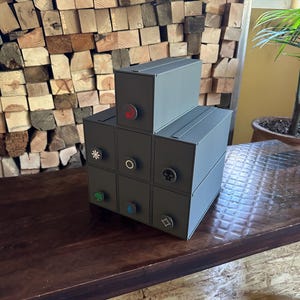 Rangement pour cartes à tiroirs modulaires MTG (lot de 7)