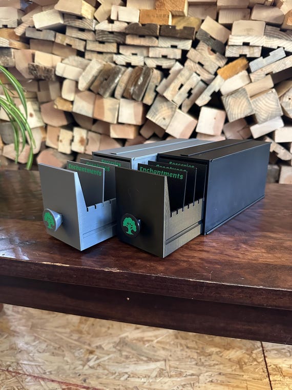 MTG Modular Drawer Card Storage (complete Set of 7) - Etsy