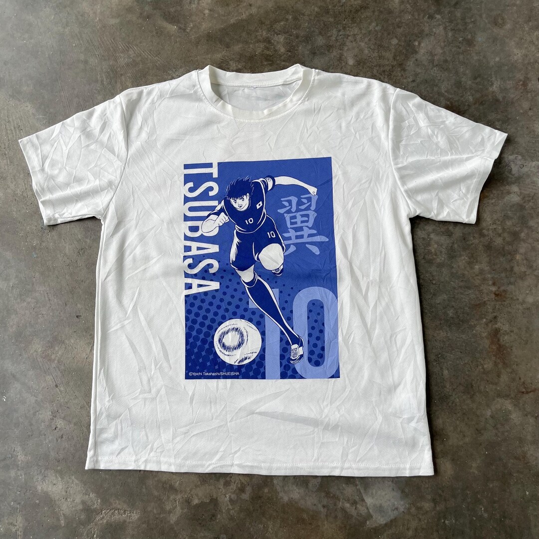 VINTAGE 90s Captain Tsubasa T-shirt, TSUBASA OZORA Japan National