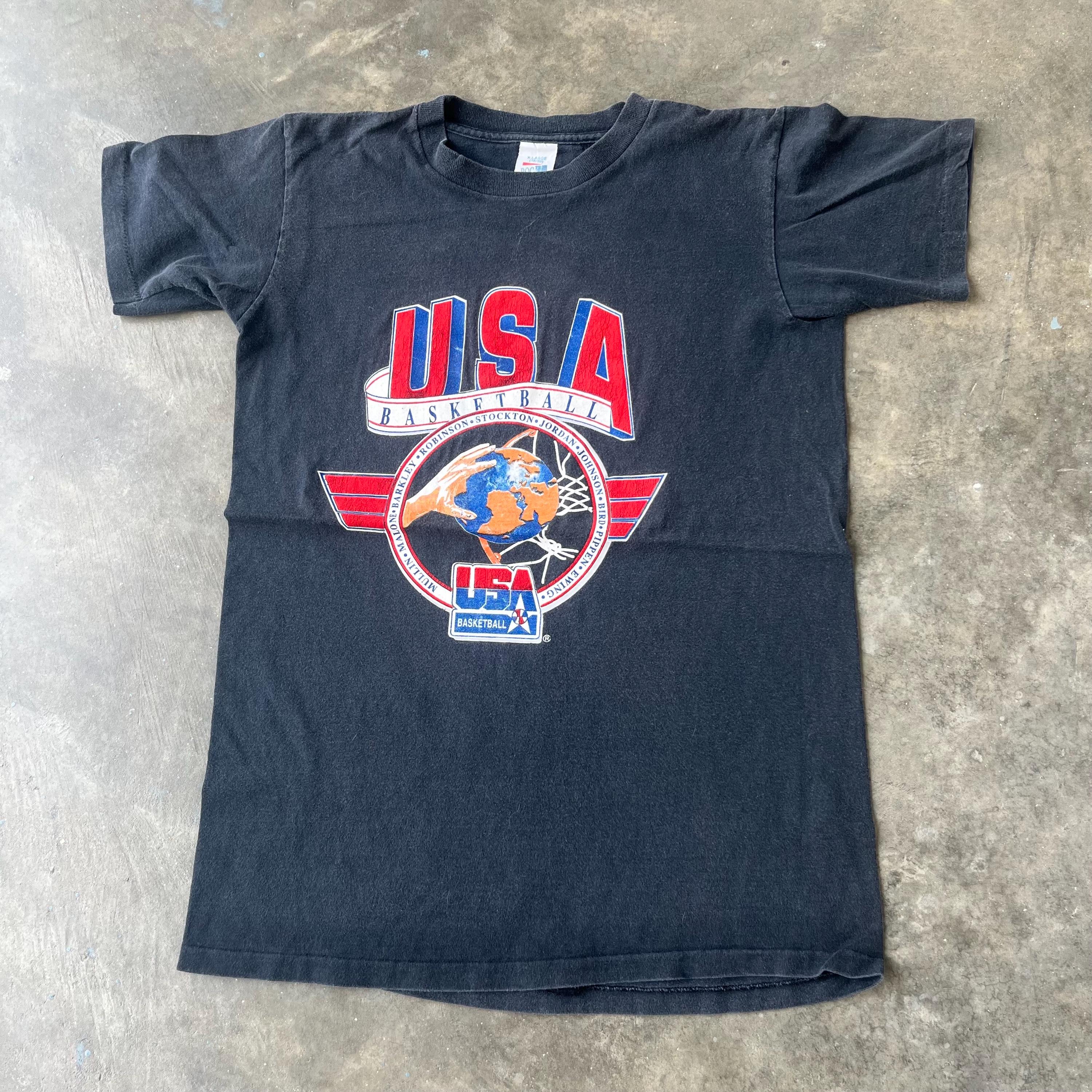 T-shirt Vintage USA Olympic Dream Team 1992 - Taille XL, Coton, Occasion Très Bon état