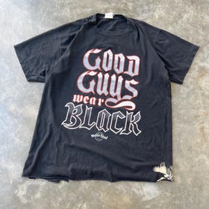 Good Guys Wear Black - Etsy