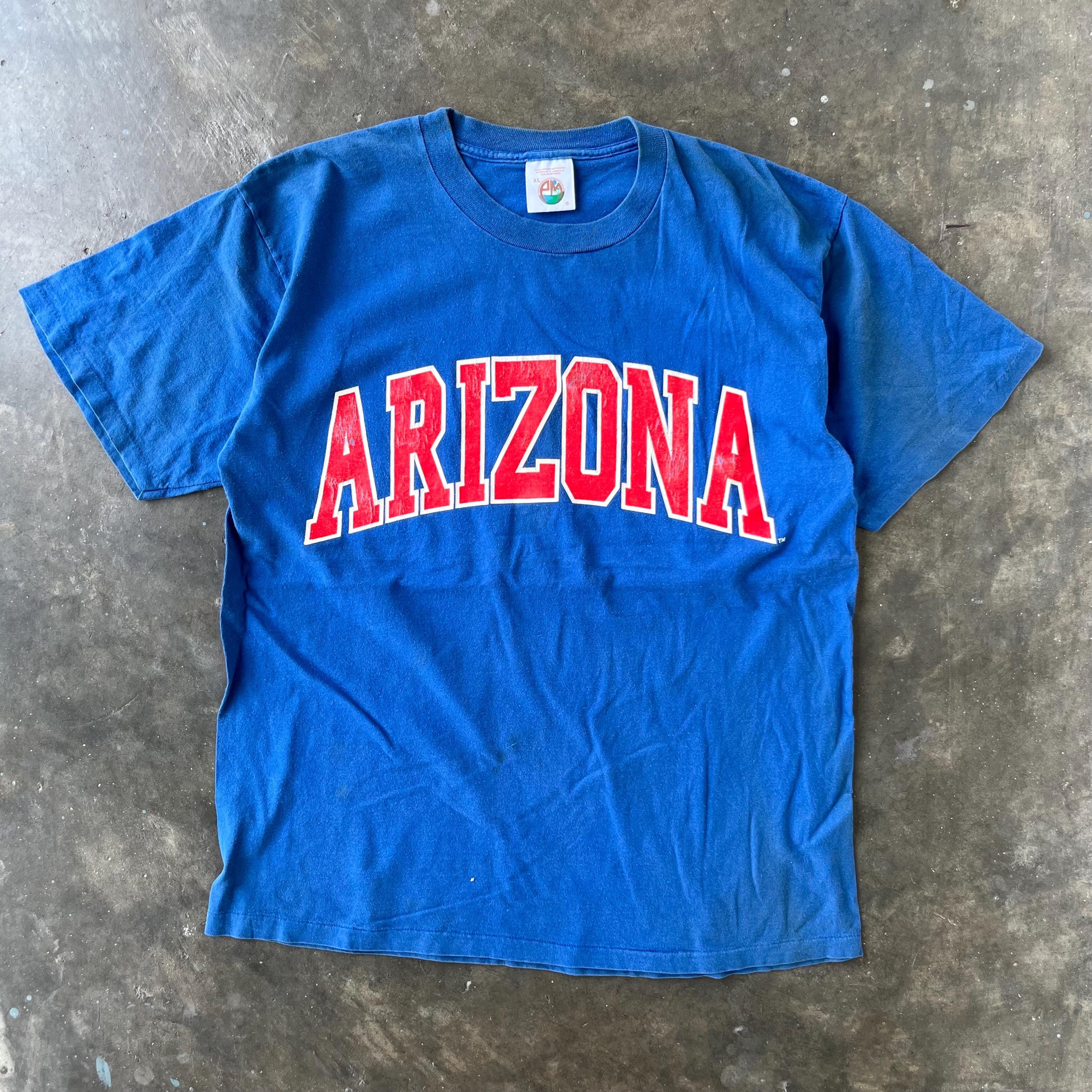 Vintage 90s University of Arizona Wildcats Blue T-shirt, College 