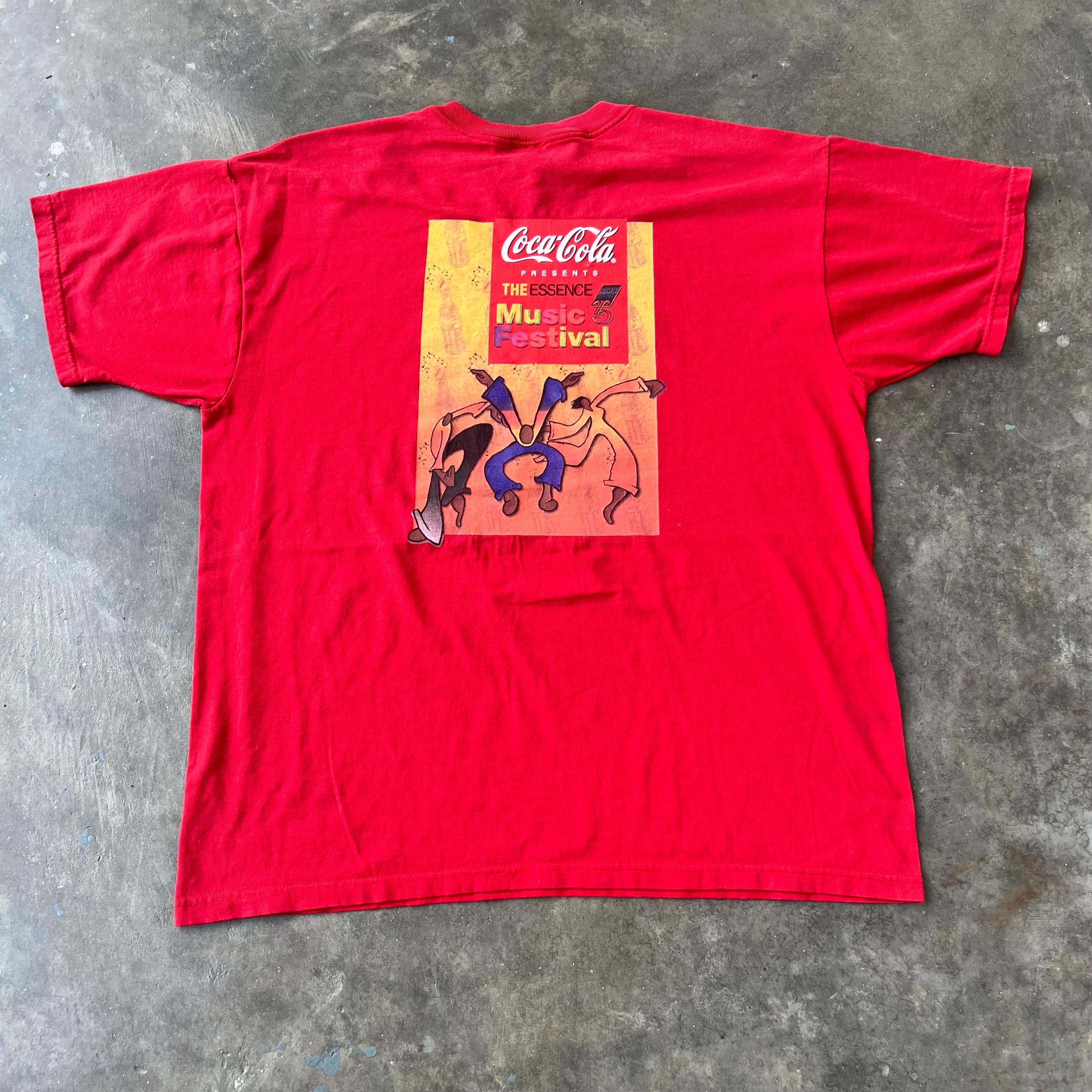 Vintage 90s Coca Cola Essence Music Festival T-shirt, Coke