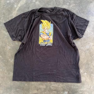 Vintage dragon ball shirt | cartoon anime tee | Graphic t-shirt | y2k japan style | Unisex clothing gifts  - size XL