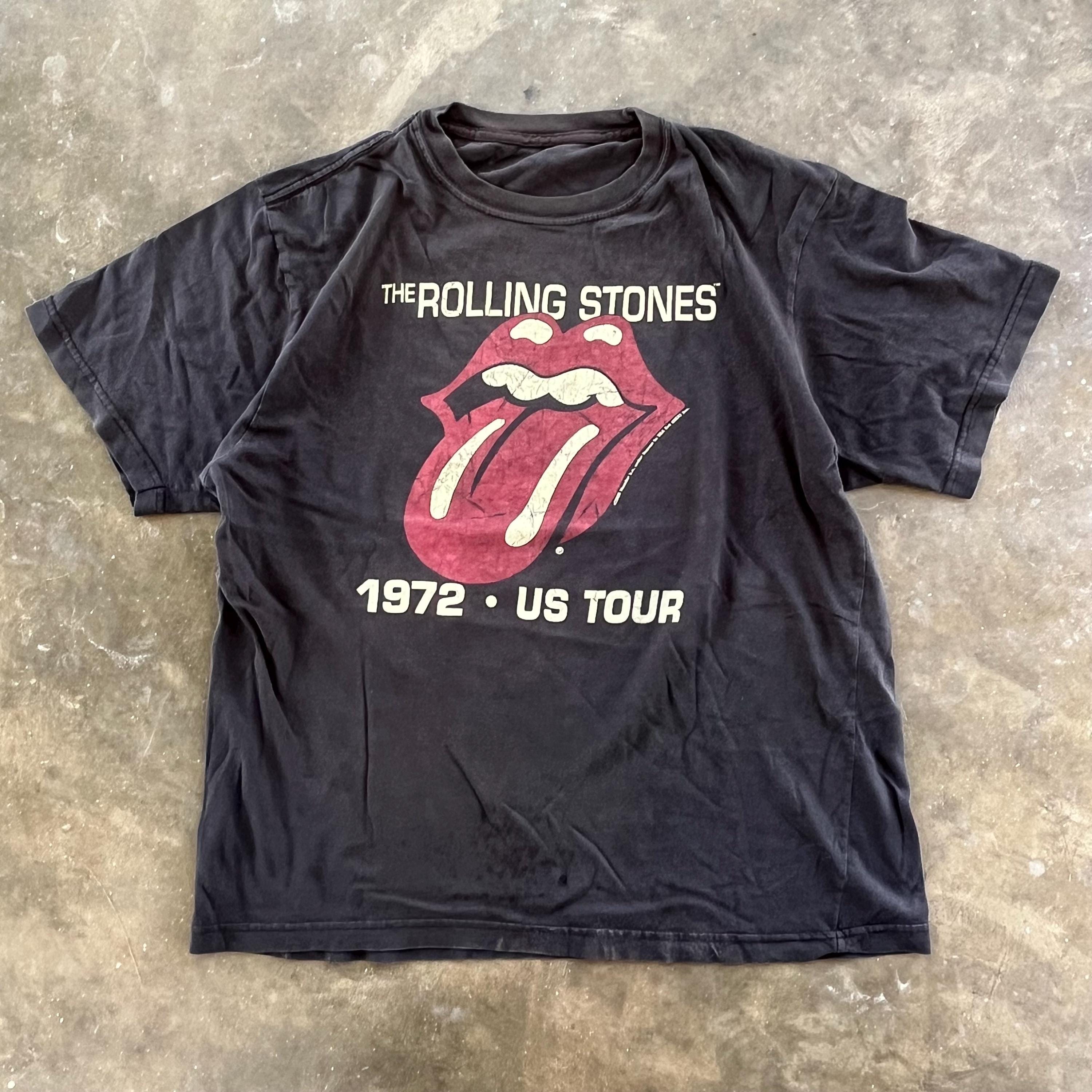 Vintage the rolling stone shirt | rock band tour 2005 tee | logo classic Graphic t-shirt | y2k style | Unisex clothing gifts  - size L
