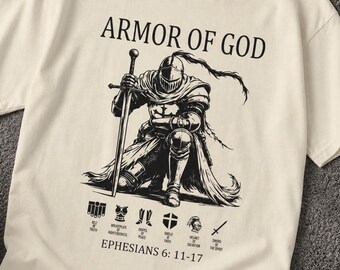 Armor of God T-shirt | Christian Faith Scripture Ephesians 6:11-17