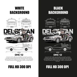 象徴的な車の T シャツ デザイン、PNG 透明な背景、昇華、DTF、即時ダウンロード。袖と胸のリソースが含まれます。