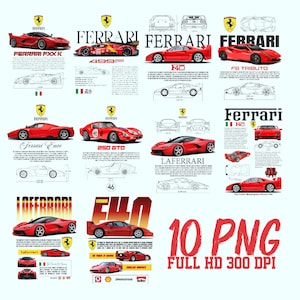 Design per maglietta con auto sportiva, design per auto sportiva, sfondo PNG trasparente, sublimazione, DTF, download immediato.
