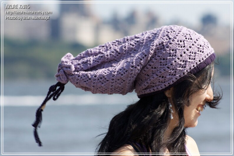 PATTERN Drawstring Hat and Neck Warmer 2010 PDF Data image 3