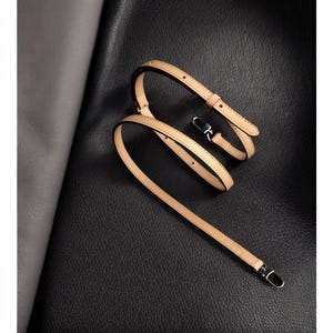 12mm Width Vachetta Leather Crossbody Bag Strap | Real Leather Purse Strap Belt | Shoulder Handbag Chain | High Quality Handle Replacement
